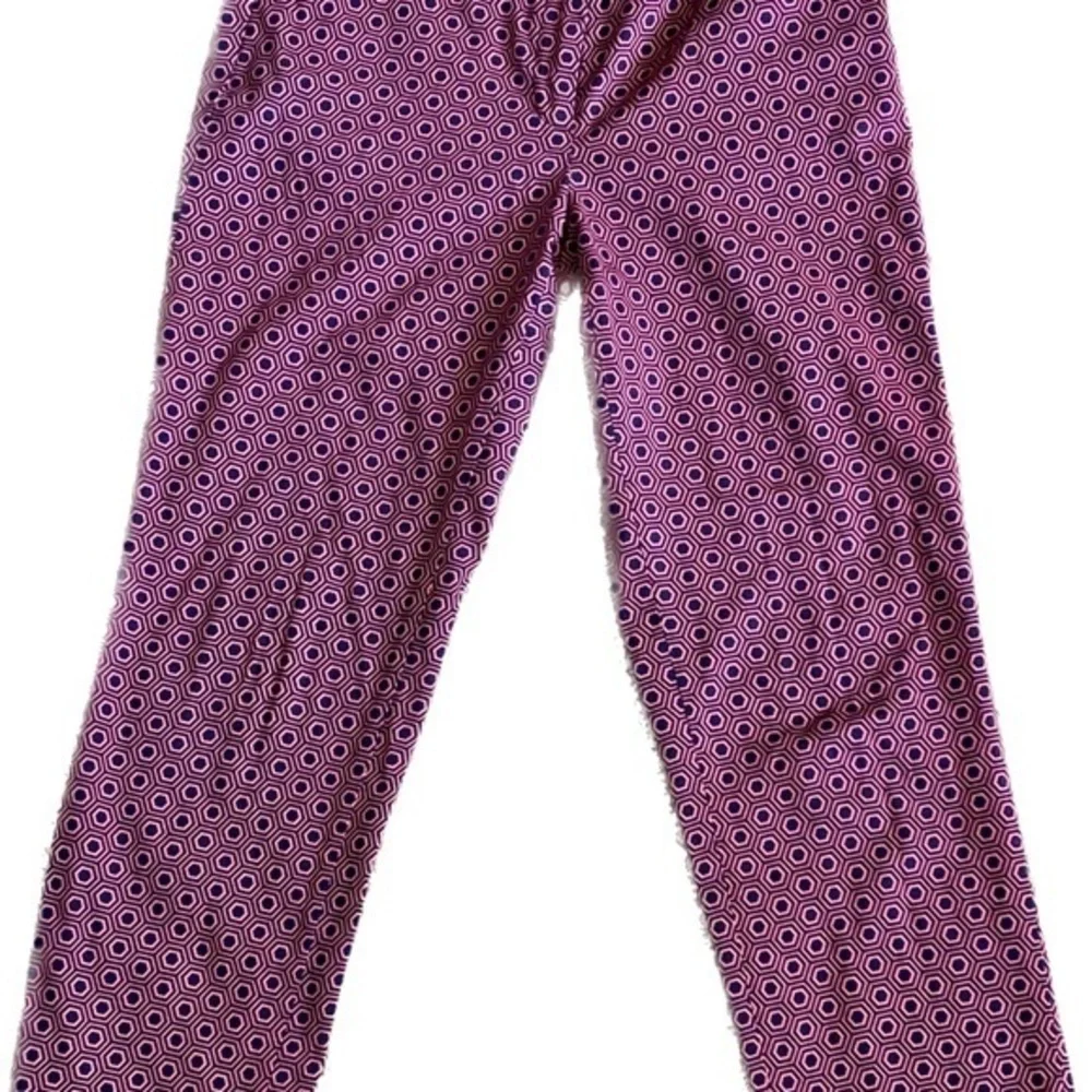 🔴EUC Laundry Shelli Segal Geometric Print Ankle Pants SIZE 6